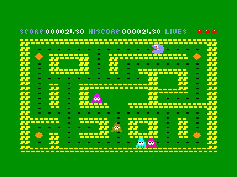 screenshot of the Amstrad CPC game Munch-It by GameBase CPC