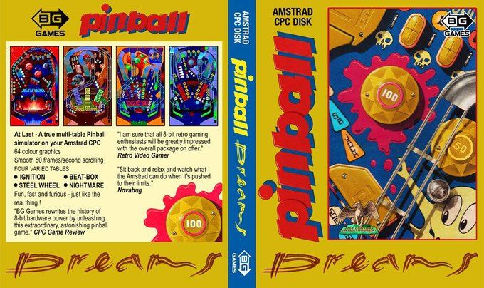 couverture physique de Pinball Dreams