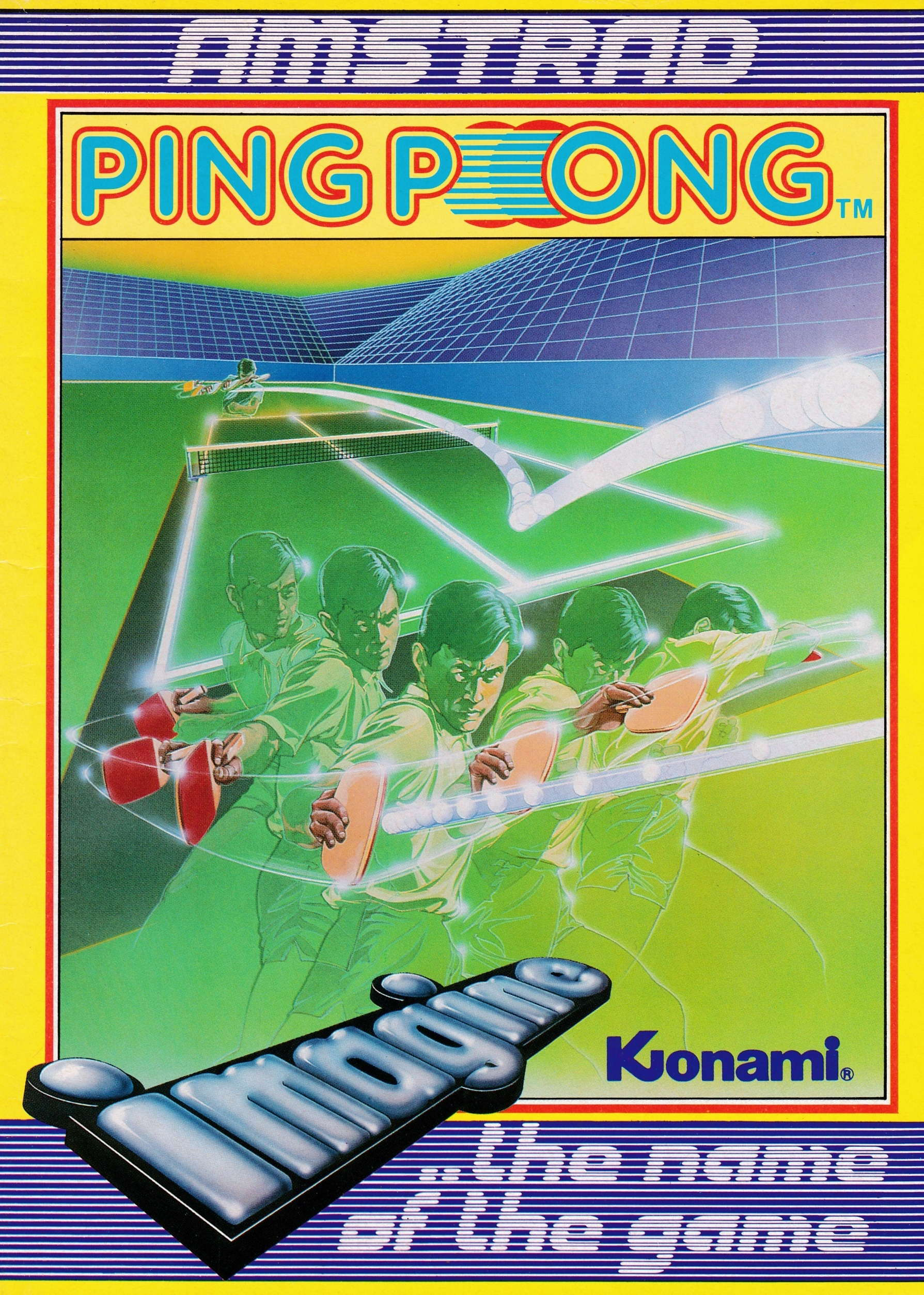 screenshot of the Amstrad CPC game Ping Pong by GameBase CPC