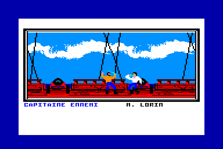 screenshot of the Amstrad CPC game Pirates ! by GameBase CPC