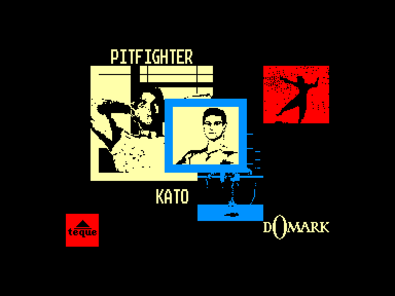 screenshot of the Amstrad CPC game Pit fighter by GameBase CPC