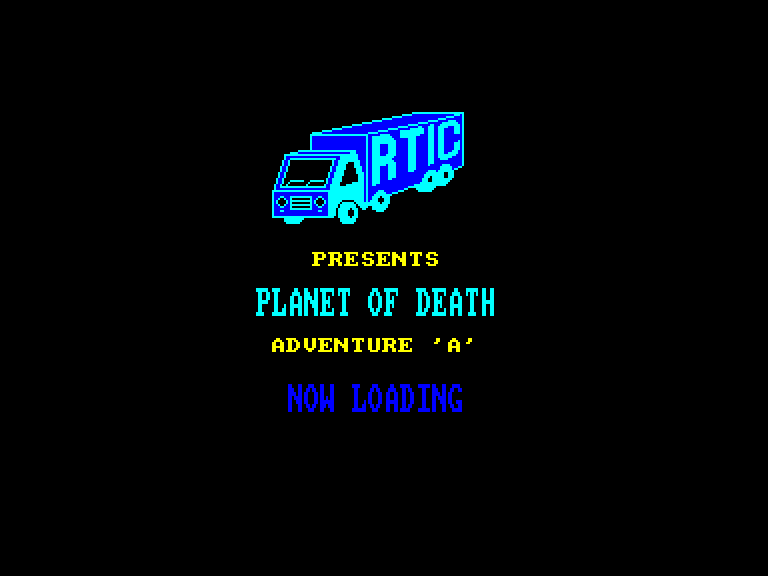 screenshot of the Amstrad CPC game Planet of Death by GameBase CPC