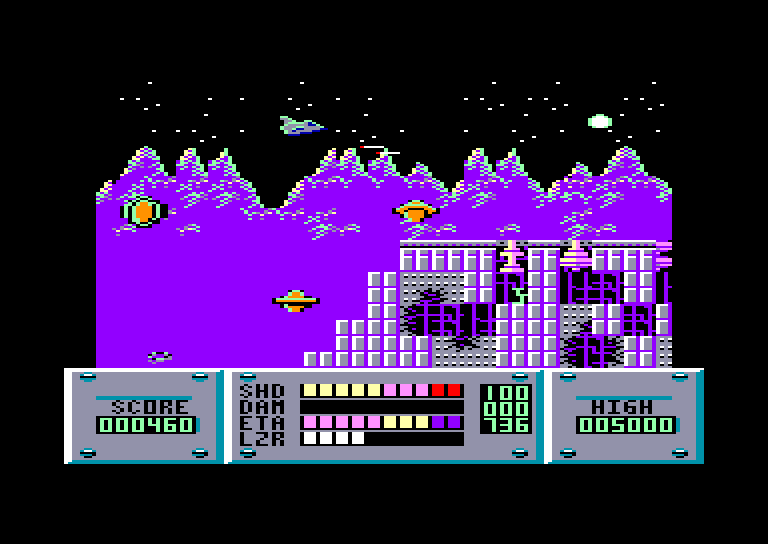 screenshot of the Amstrad CPC game Plasmatron by GameBase CPC
