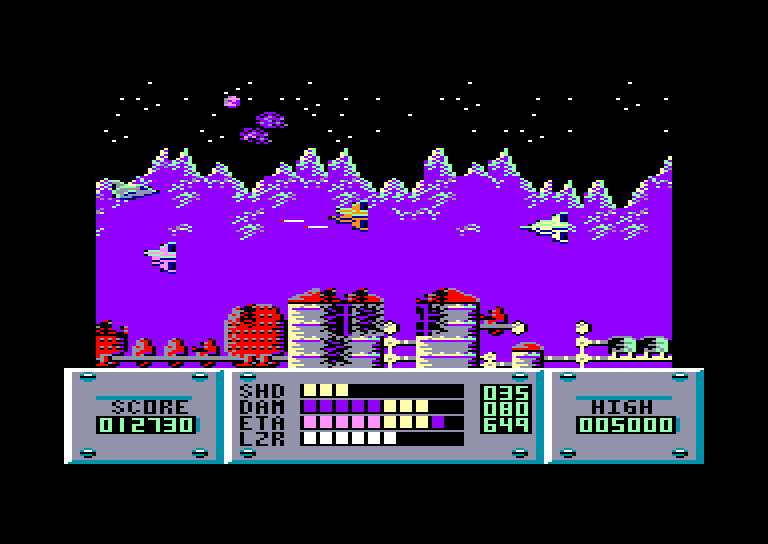 screenshot of the Amstrad CPC game Plasmatron by GameBase CPC