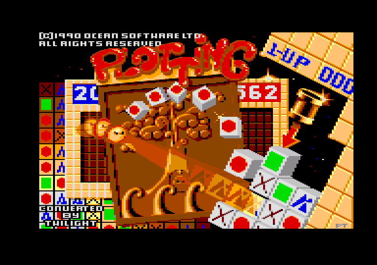 screenshot du jeu Amstrad CPC Plotting