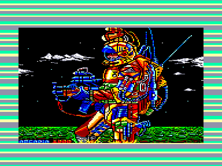 screenshot of the Amstrad CPC game Poder Oscuro (el) by GameBase CPC