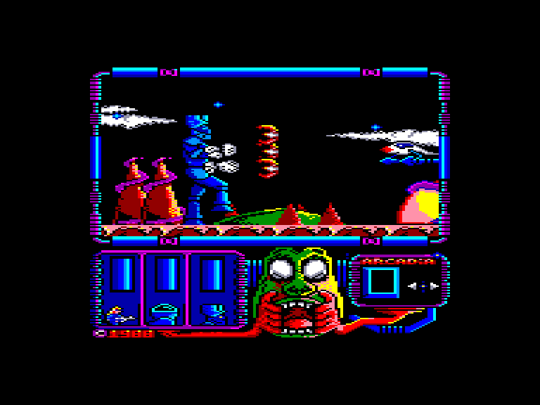 screenshot of the Amstrad CPC game Poder Oscuro (el) by GameBase CPC