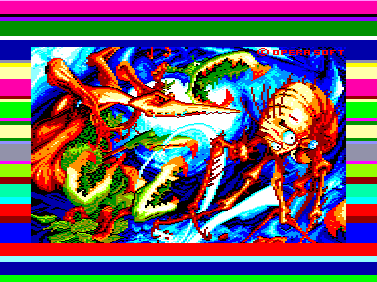 screenshot of the Amstrad CPC game Poogaboo / pulga 2 by GameBase CPC