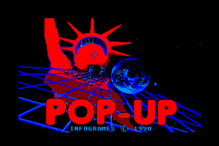 screenshot of the Amstrad CPC game Pop-Up by GameBase CPC