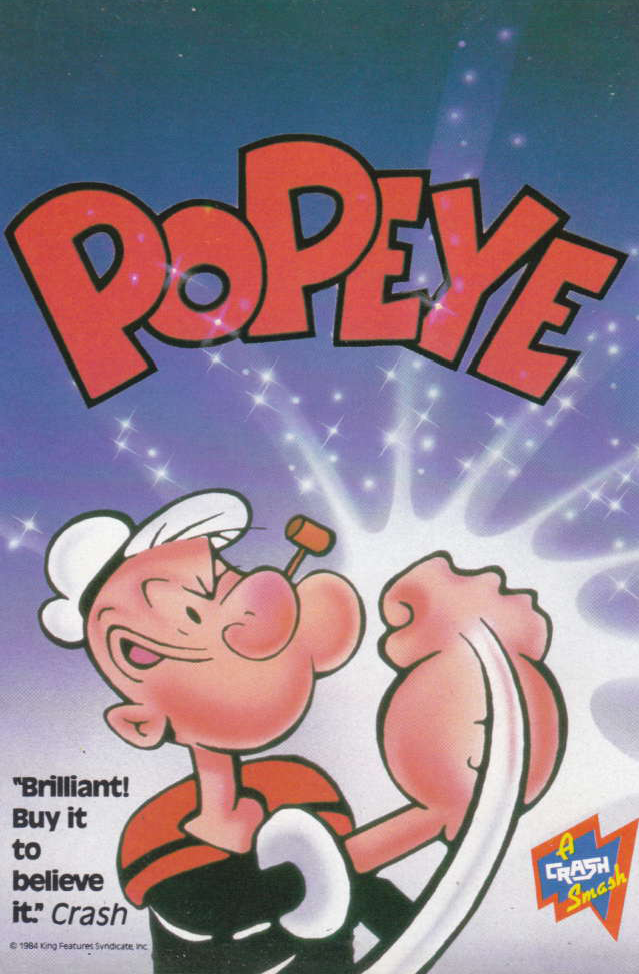 cover of the Amstrad CPC game Popeye  by GameBase CPC