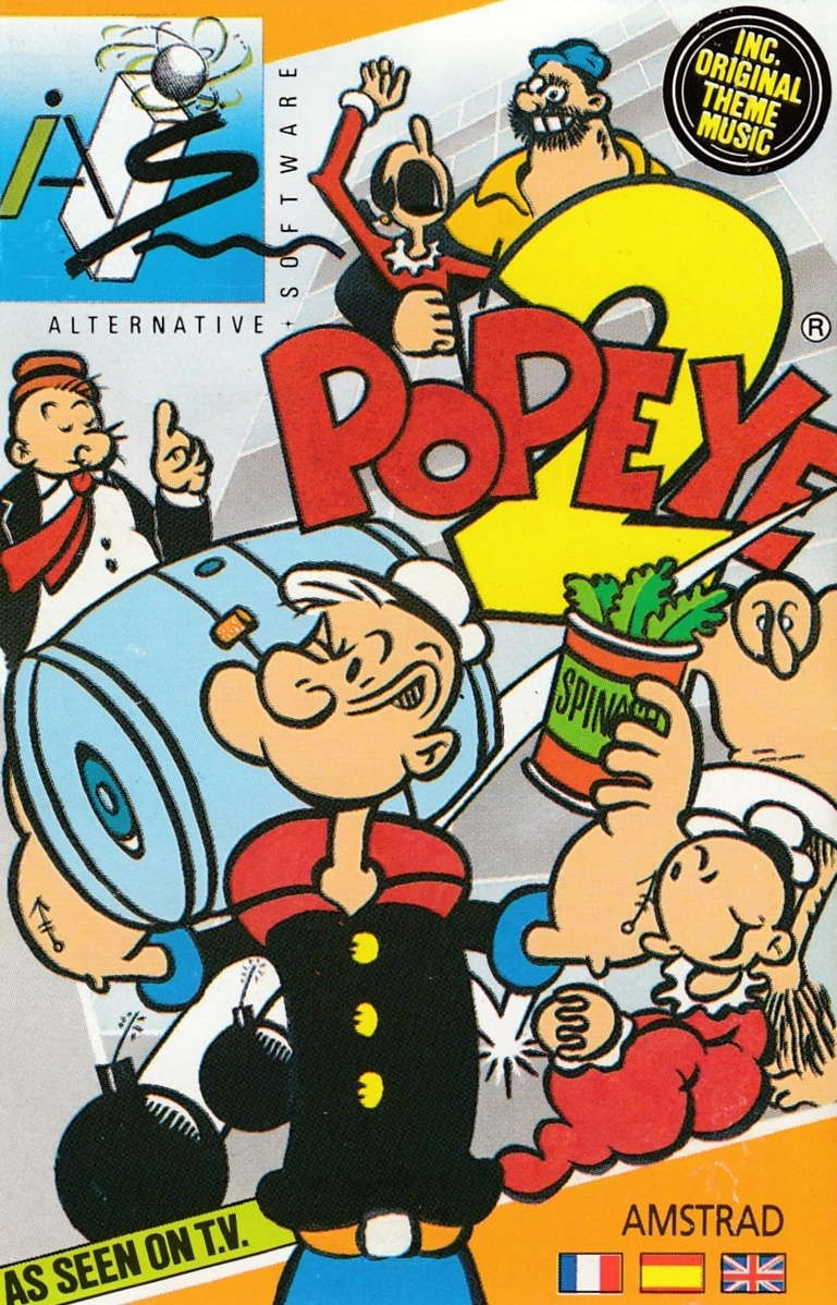 cover of the Amstrad CPC game Popeye 2  by GameBase CPC