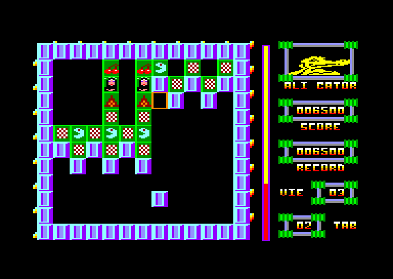 screenshot of the Amstrad CPC game Pousnik by GameBase CPC