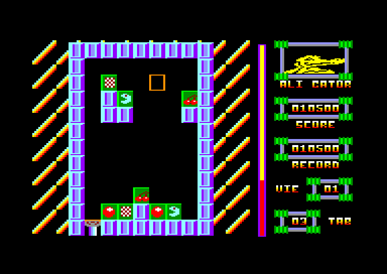 screenshot of the Amstrad CPC game Pousnik by GameBase CPC