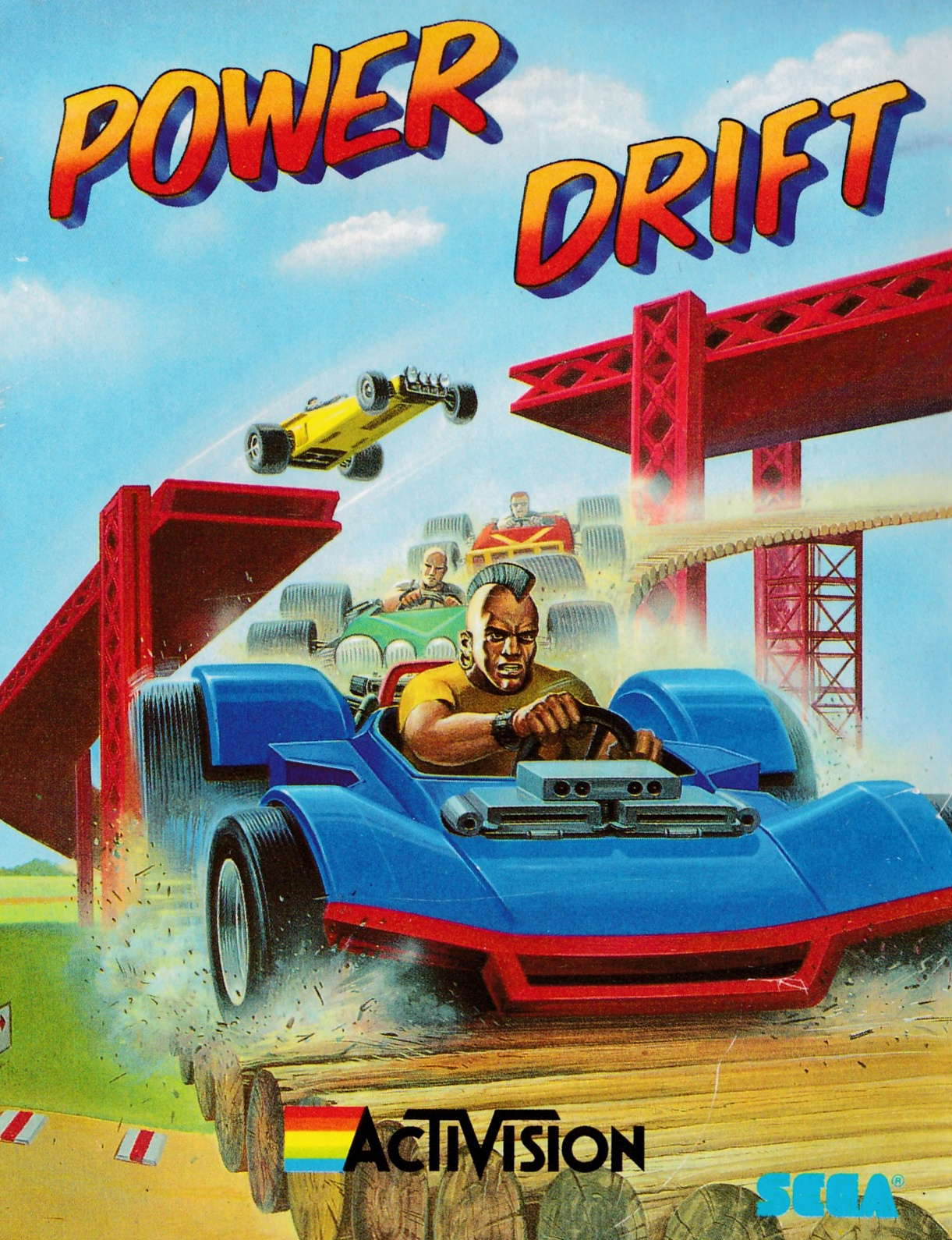 cover of the Amstrad CPC game Power Drift  by GameBase CPC