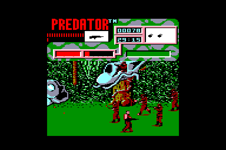 screenshot of the Amstrad CPC game Predator by GameBase CPC
