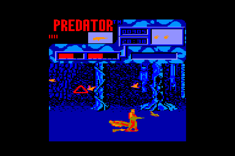 screenshot of the Amstrad CPC game Predator by GameBase CPC