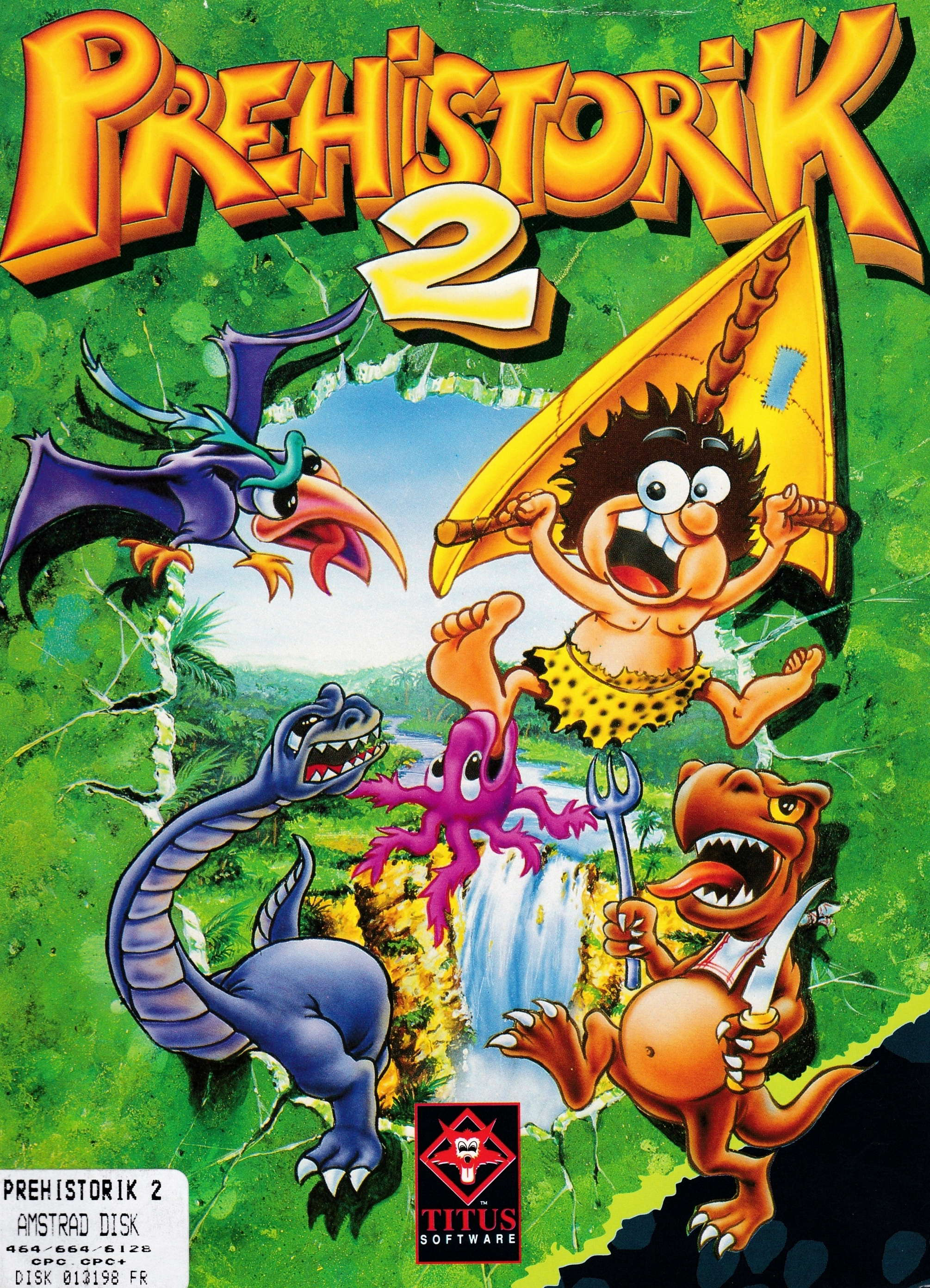 screenshot of the Amstrad CPC game Prehistorik II by GameBase CPC