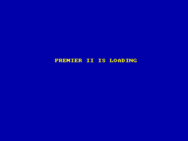 screenshot of the Amstrad CPC game Premier ii by GameBase CPC