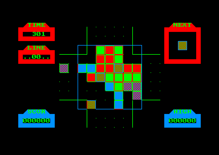 screenshot of the Amstrad CPC game Preuve par 5 by GameBase CPC