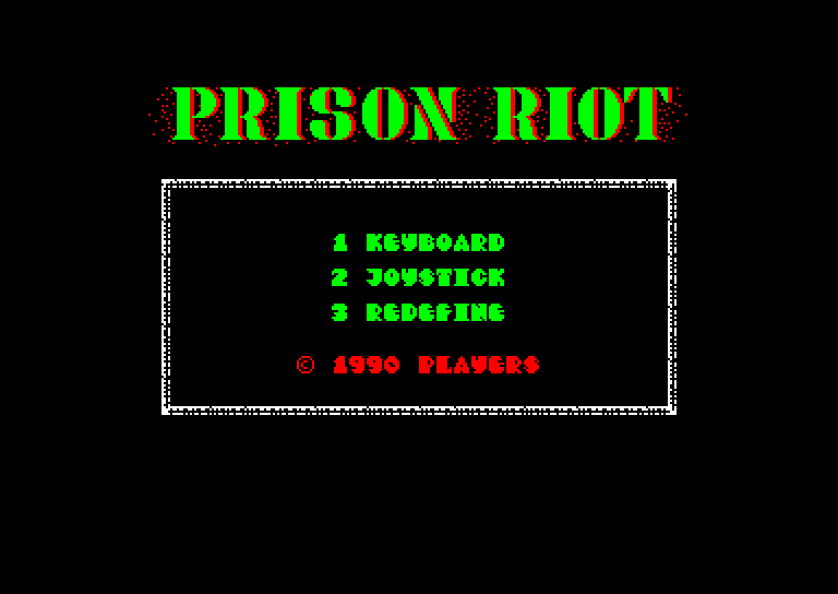 screenshot of the Amstrad CPC game Prison riot by GameBase CPC