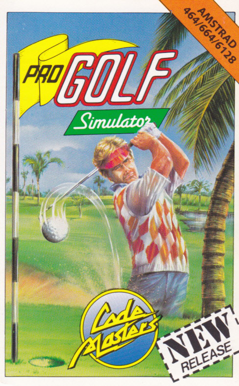 screenshot of the Amstrad CPC game Pro golf simulator by GameBase CPC