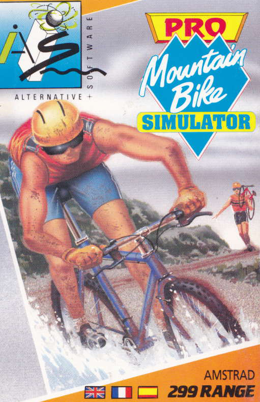 cover of the Amstrad CPC game Pro Mountain Bike Simulator  by GameBase CPC