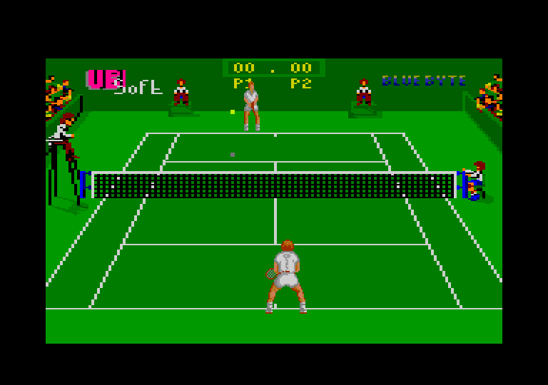 screenshot of the Amstrad CPC game Great Courts by GameBase CPC