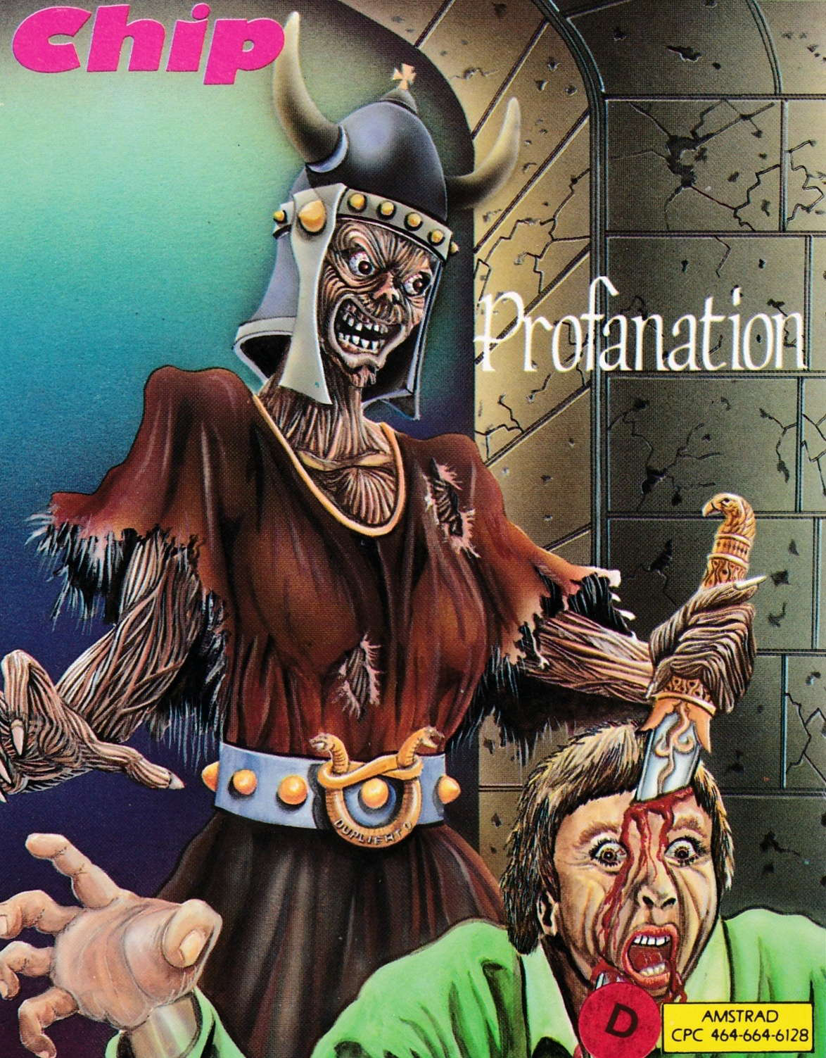 cover of the Amstrad CPC game Profanation  by GameBase CPC