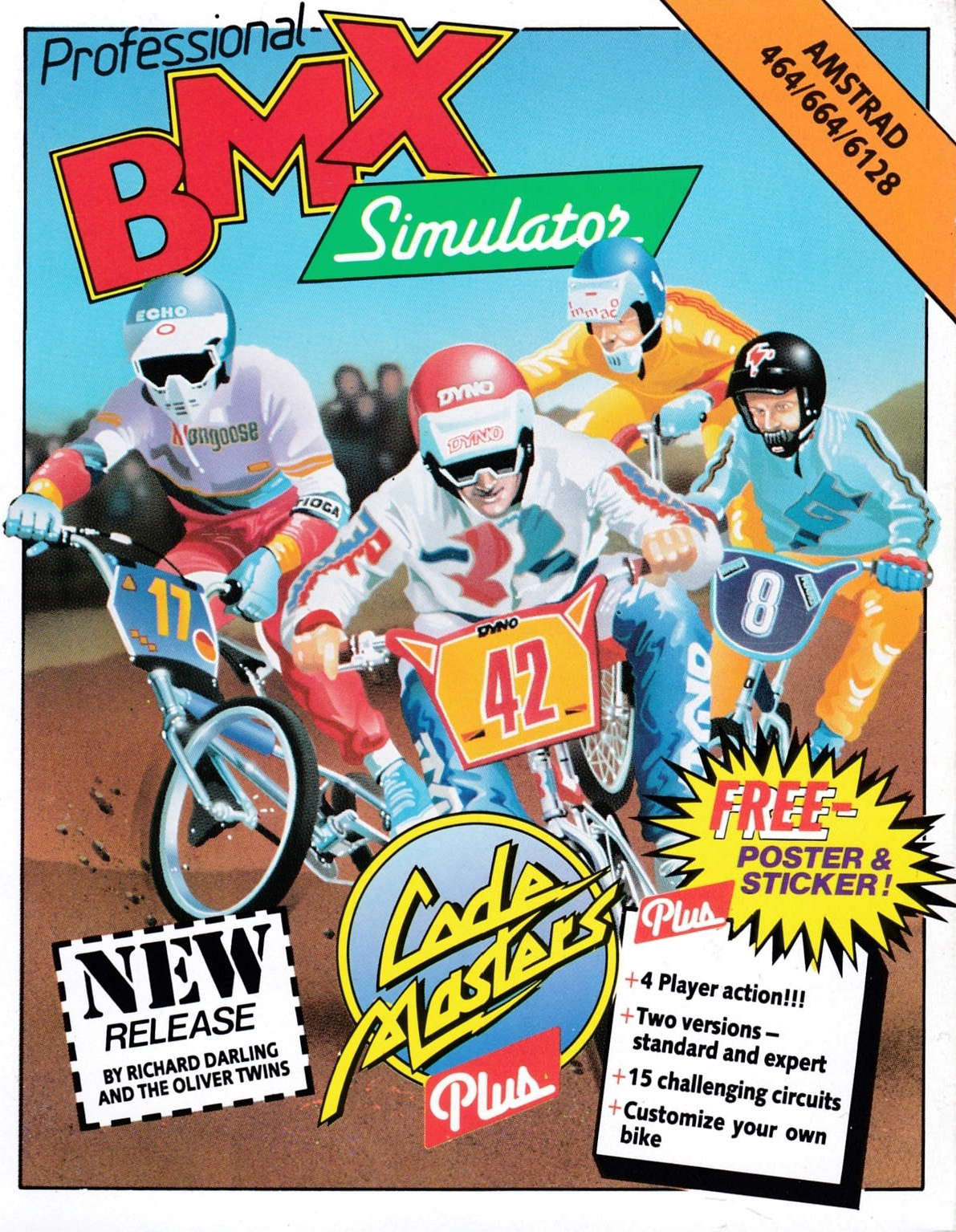 cover of the Amstrad CPC game Professional BMX Simulator  by GameBase CPC