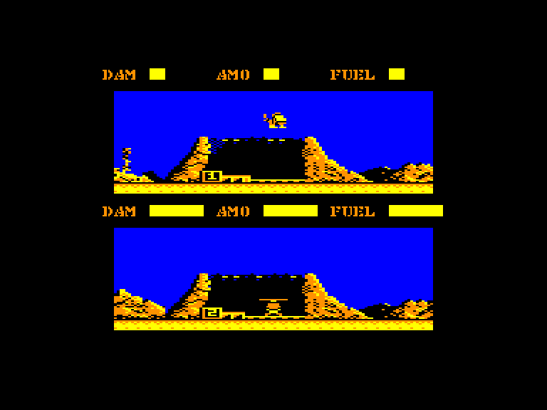 screenshot of the Amstrad CPC game Protector by GameBase CPC