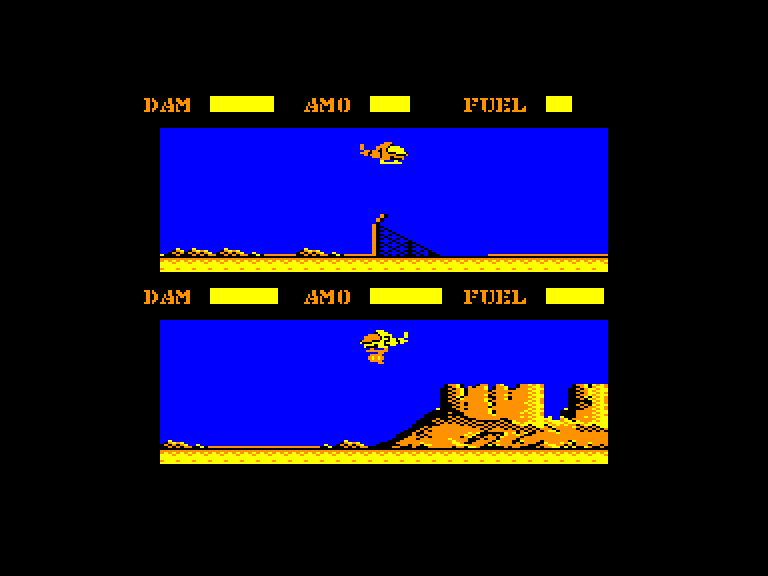 screenshot of the Amstrad CPC game Protector by GameBase CPC