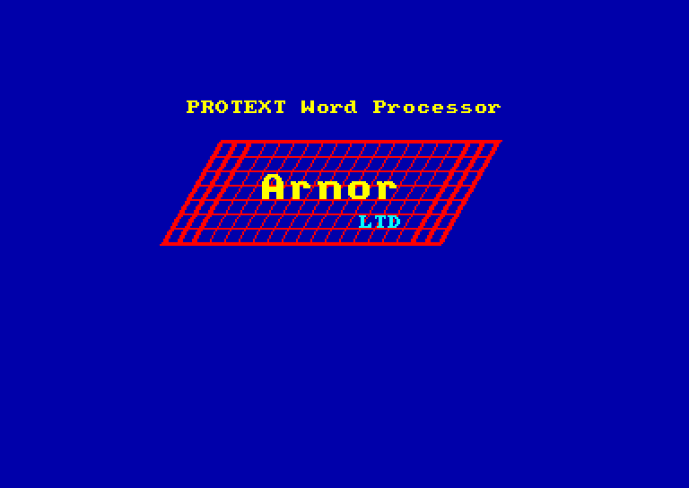 screenshot of the Amstrad CPC game Protext by GameBase CPC