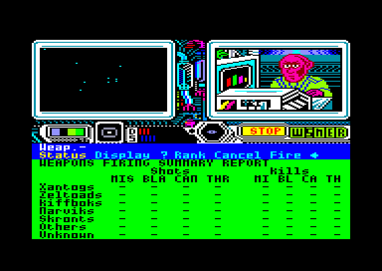 screenshot of the Amstrad CPC game Psi-5 trading company by GameBase CPC