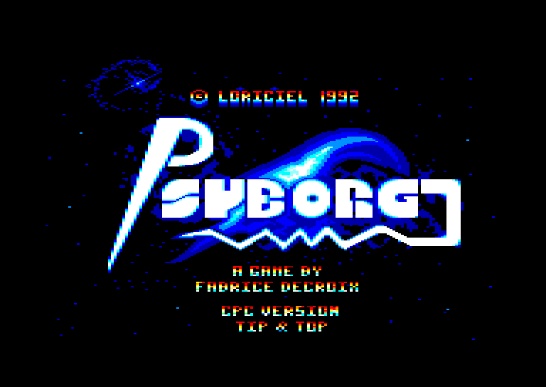 screenshot of the Amstrad CPC game Psyborg by GameBase CPC
