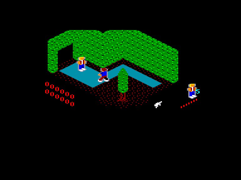 screenshot of the Amstrad CPC game Psycho City by GameBase CPC