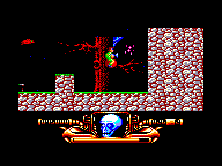 screenshot of the Amstrad CPC game Psycho hopper by GameBase CPC