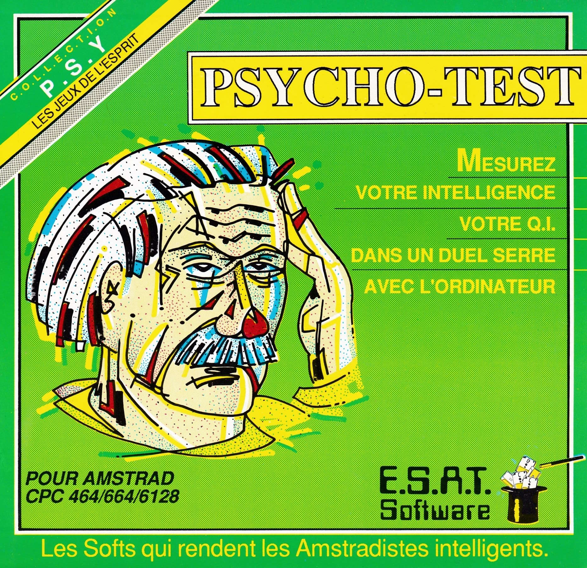 cover of the Amstrad CPC game Psycho-Test  by GameBase CPC