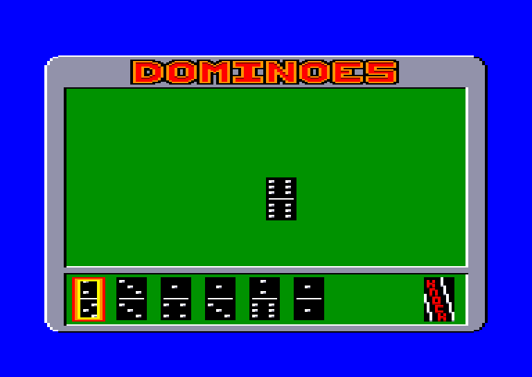 screenshot of the Amstrad CPC game Pub games by GameBase CPC