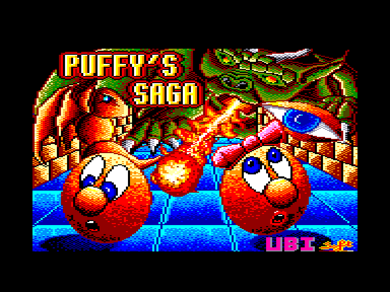 screenshot of the Amstrad CPC game Puffy's saga by GameBase CPC