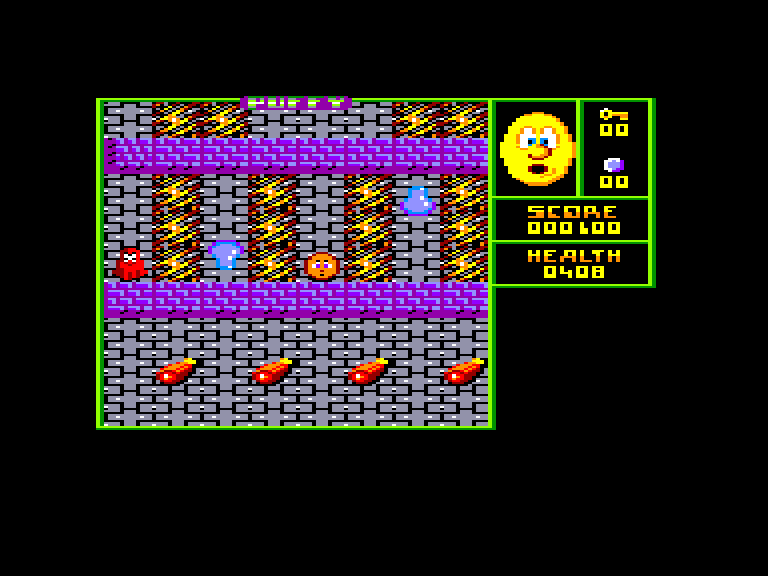 screenshot of the Amstrad CPC game Puffy's saga by GameBase CPC