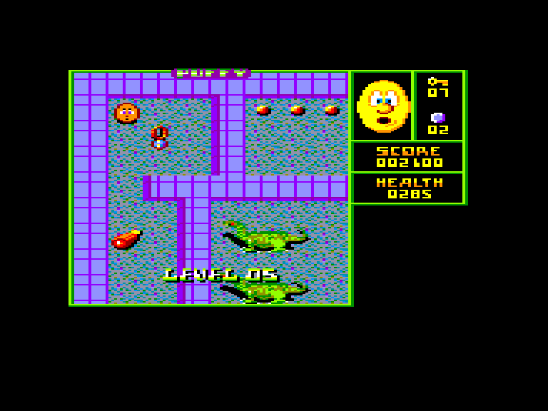 screenshot of the Amstrad CPC game Puffy's saga by GameBase CPC