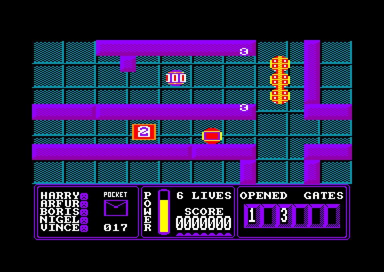 screenshot of the Amstrad CPC game Pulsator by GameBase CPC