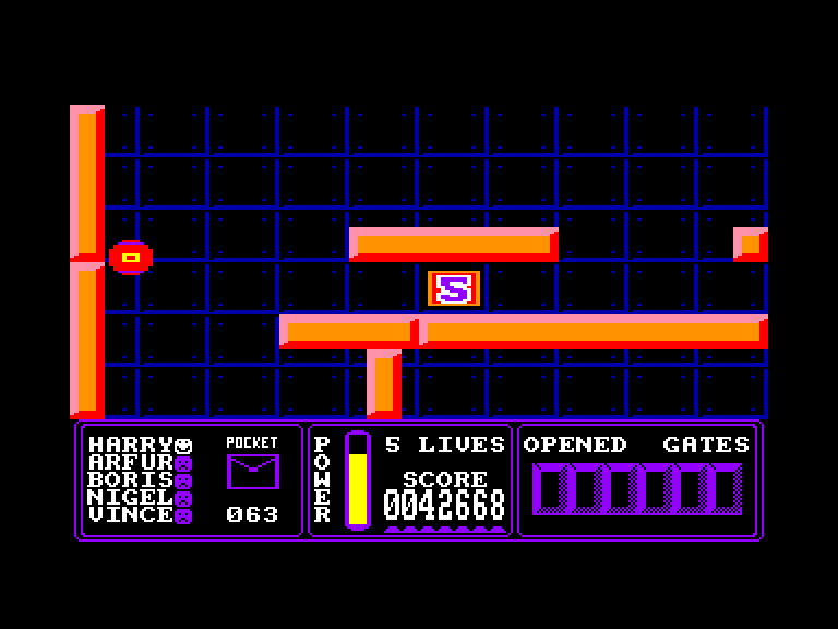 screenshot of the Amstrad CPC game Pulsator by GameBase CPC