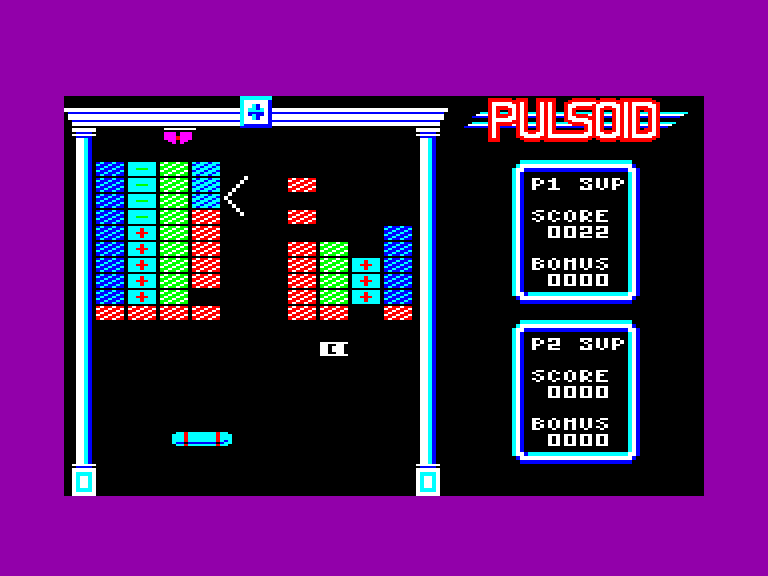 screenshot of the Amstrad CPC game Pulsoids by GameBase CPC