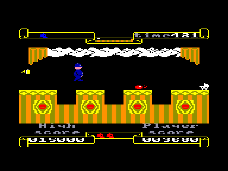 screenshot of the Amstrad CPC game Punchy by GameBase CPC