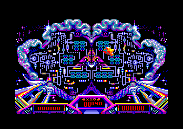 screenshot of the Amstrad CPC game Purple saturn day by GameBase CPC