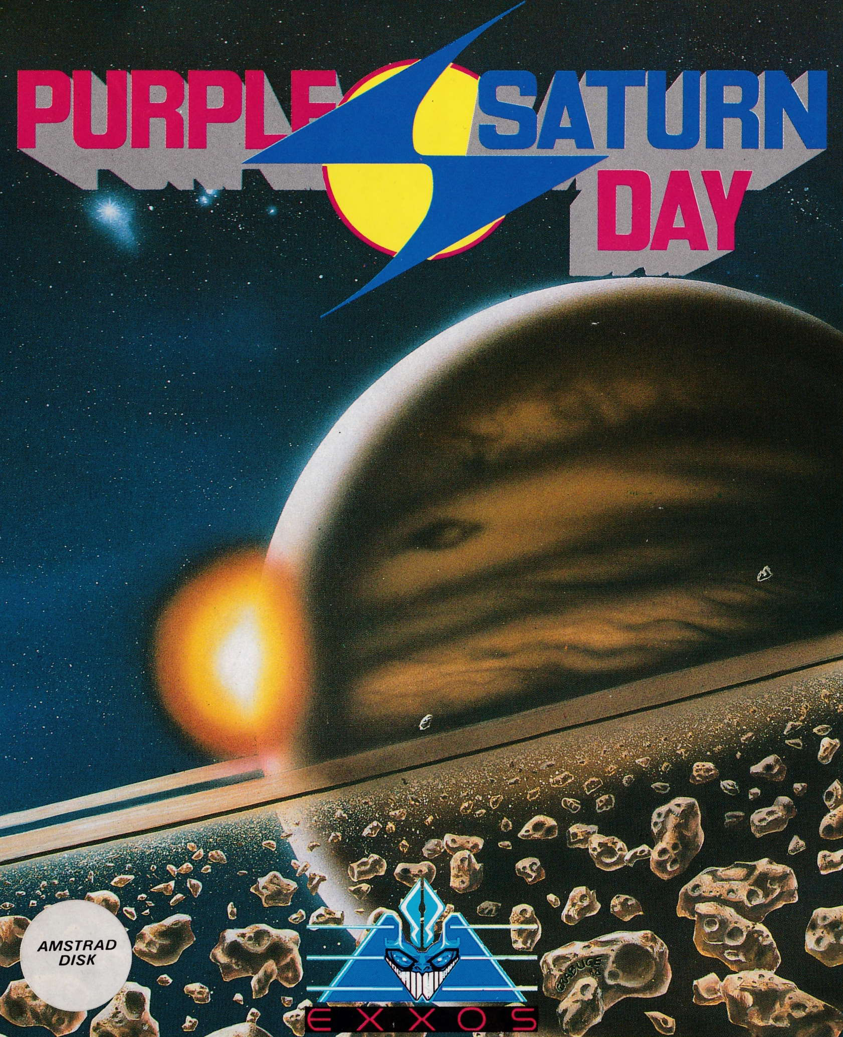 cover of the Amstrad CPC game Purple Saturn Day  by GameBase CPC