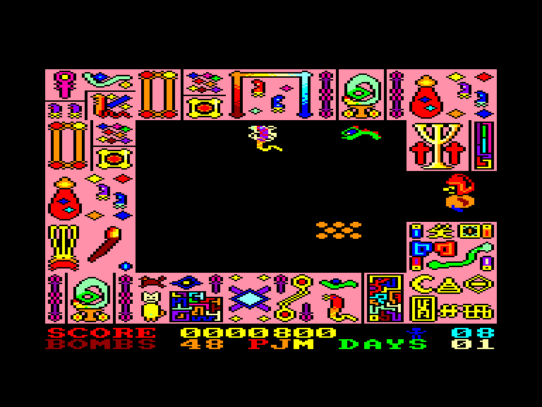 screenshot of the Amstrad CPC game Pyra Mydya by GameBase CPC