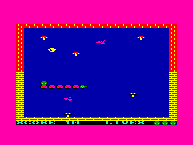 screenshot of the Amstrad CPC game Python pete by GameBase CPC