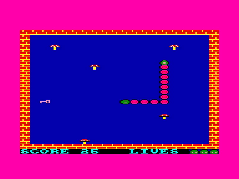 screenshot of the Amstrad CPC game Python pete by GameBase CPC